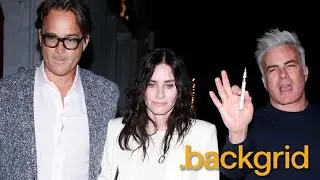 'Friends' Reunion! Jennifer Aniston and Courteney Cox leaving dinner at Funke in Beverly Hills.