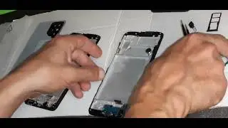 SAMSUNG A22 замена модуля дисплея.