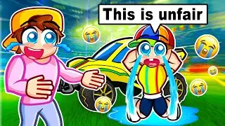 Rage Baiting BABY Johnny In Rocket League...