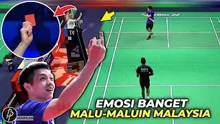 🤬🤬Emosi Banget..!! Pemain Malaysia Bikin Malu Tak Terima Kalah. Sisi Tempramen Pemain Badminton