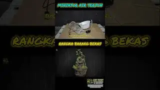 MINIATUR AIR TERJUN DARI BARANG BEKAS ‼️#waterfall #waterfountain #diy #airterjunmini
