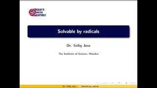 Galois Theory Lecture 15: Solvability by radicals