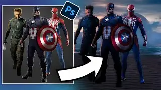 Marvel Superheroes Photoshop Speed Art | Digital Art