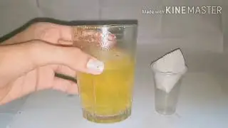 Filtration using filter paper. Filtration of Turmeric