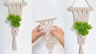 Macrame Wall Plant Hanger | Macrame Plant Hanger | Macrame Home Decor