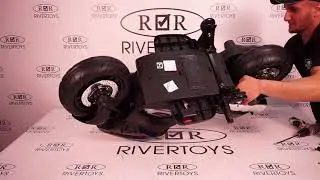 Детский электромотоцикл RiverToys H222HH - сборка