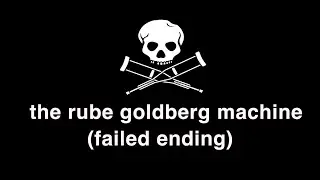 The Jackass Movie  |  Rube Goldberg Machine (failed ending)