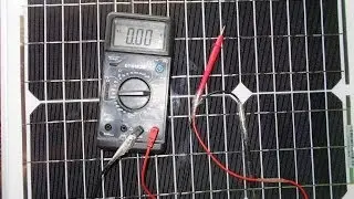 Тест 20-ти ваттной солнечной панели Luxeon PT-020