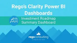 Free Clarity Power BI Dashboards: Investment Roadmap Summary Dashboard: