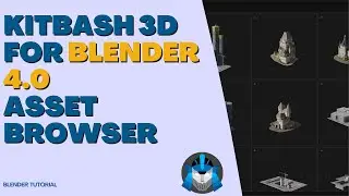 How to Set up Kitbash 3D and Kitbash Cargo in Blender 4 0 asset browser
