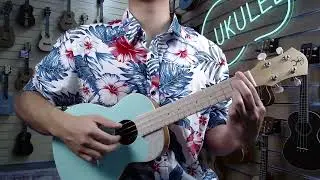 aNueNue UC10 Ice Green Concert Ukulele Sound Demo - ANN-UC10-IG