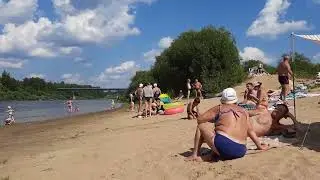 Пляж. Ветлуга. 7 августа 2022 г.