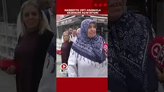 Markette Çift Arabayla Gezenler AÇIM DİYOR! #shorts