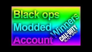 ⚉ BO2 MODDED ACCOUNT GIVEAWAY WINNERS!
