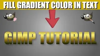 Create Stunning Gradient Text Effects in GIMP | Complete Beginner's Guide