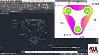 Practice AutoCAD 2D drawing - 9