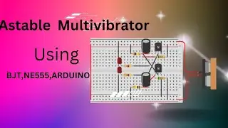 WAVE MAKER|ASTABLE MULTIVIBRATOR CIRCUIT #youtubevideo #astablemultivibrator