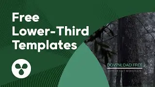 5 Free Lower Third Templates for DaVinci Resolve