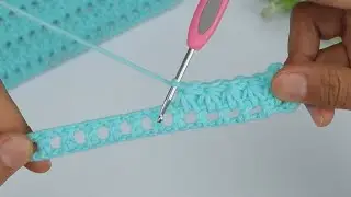 New Stitch Design! Crochet this pattern once and you will never forget it