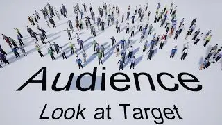UE4 - Population System ( Audience - Look at Target)
