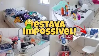 FAXINA COMPLETA EM 1 HORA - feat Luana Sampaio ❤️ Morando Junto