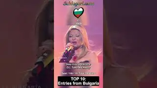 Top 10 Entries from Bulgaria 🇧🇬 in Eurovision