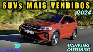 SUVs mais vendidos em OUTUBRO 2024!