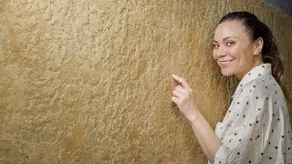 Decorative plaster from ordinary putty Do it yourself for a penny.