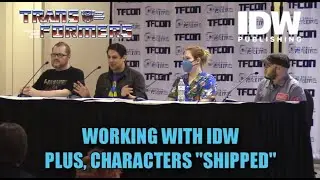 What it was like working with IDW Publishing on the Transformers comic books, and Characters Shipped