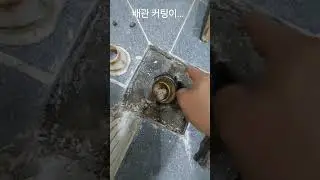 화장실 유가 교체 들썩거림 타일 발으면 물나옴 보수