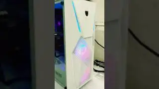 Clarion RGB white cabinet #kolkata #chandnichowk #emall #gaming #gpu #rgb