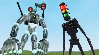 ROBOT SIREN HEAD vs TRAFFIC LIGHT HEAD (Garry's Mod)