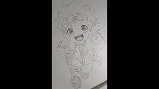 Drawing Naruto Cute Version ✍️ | #shorts #naruto #animeart