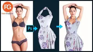 How to Add a Dress to Someone in Photoshop || Add clothes on to someone || Change clothes