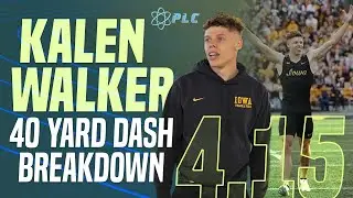 Kalen Walker 4.15 40 Yard Dash Sprint Mechanics Breakdown #kalenwalker #40yarddash