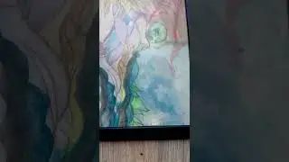L’étoile lame 17 du tarot de Marseille dessinée par moi.