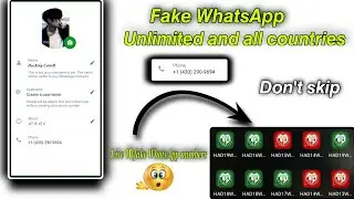 Fake WhatsApp Kaise Banaye | Fake WhatsApp Kaise Banaye 2024 | Fake Number Se WhatsApp Kaise Chalaye