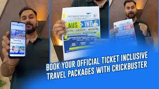 Book your Ticket inclusive Travel packages with CrickBuster now 🏏😍  #crickbuster #travel #cricket
