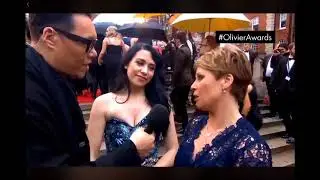 Danielle Hope & Linzi Hateley Red Carpet Interview - Olivier Awards 2018