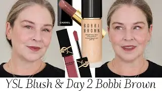 Bobbi Brown Weightless Skin Foundation - Day Two & YSL Make Me Blush ... a little bit chatty!