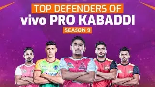 Pro Kabaddi Session 9 Top Defenders pkl Session 9 Ke top 5 Defenders 🔥