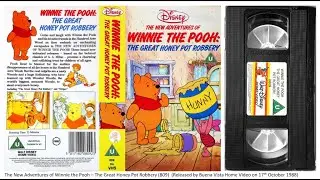 The New Adventures of Winnie the Pooh - The Great Honey Pot Robbery (17th October 1988 - UK VHS)