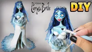 DIY: Como Fazer EMILY, A NOIVA CADÁVER em Biscuit (Corpse Bride Halloween Tutorial)