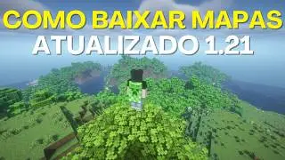 COMO BAIXAR E COLOCAR MAPAS NO MINECRAFT - ATUALIZADO 1.21