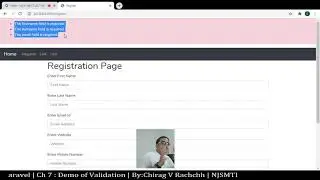 LARAVEL | IMPLEMENTING VALIDATION IN CONTROLLER | VALIDATING CLIENT'S INPUT