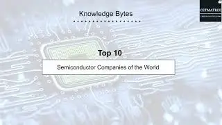 Semiconductor Companies of the World | TOP 10 | CETMATRIX