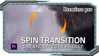 Smooth Spin Transitions Preset | Clockwise Spin | Premiere Pro 2021 Tutorial