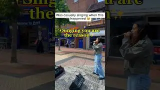 Can’t believe she gave me this 🤯😱 #busking #singer #singing #shortsvideo #shorts #callumscott