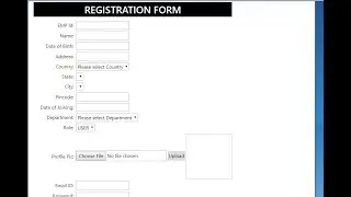How to create Registration form is ASP.NET C# with MS SQL Database
