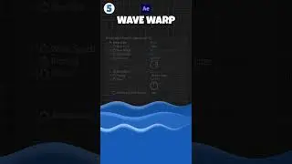 Wave warp effect in After effects 
